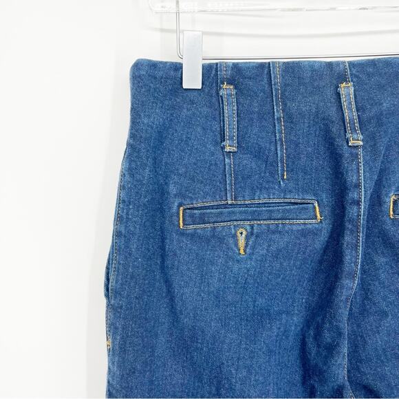 Boden Button Front Relaxed Fit Berkeley Jeans 8 Blue‎ - Picture 5 of 8